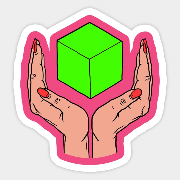 Fragile Hands Sticker by DSTRBO